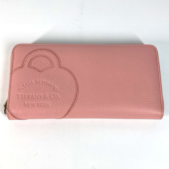 TIFFANY & CO. Pink Wallet - Picture 1 of 12